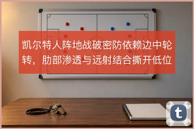 凯尔特人阵地战破密防依赖边中轮转，肋部渗透与远射结合撕开低位防线